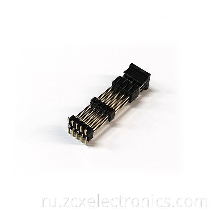 1.27mm four plastic Male Pin Connectors
